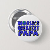 Weltbester Papa Button (Vorne & Hinten)