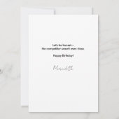 Weltbester Papa Glücklicher Geburtstag Lustige Kar (Rückseite)