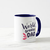 Weltbester Papa Kaffeetasse (VorderseiteRechts)
