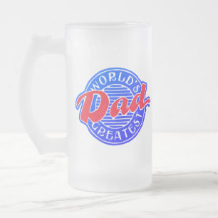 Weltbester Papa Mattglas Bierglas