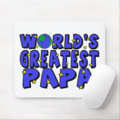 Weltbester Papa Mousepad (Mit Mouse)