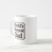 Weltbester Papa (oder so) Kaffeetasse (Vorderseite Links)