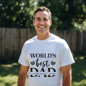 Weltbester Papa Personalisiertes T-Shirt