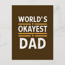 Weltbester Papa  Postkarte