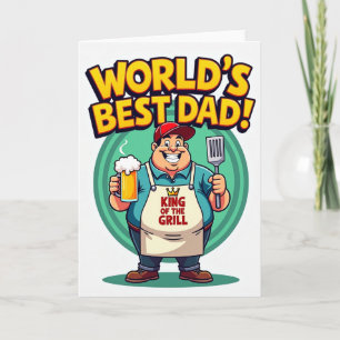 Weltbester Papa Sektkarte Karte