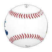'Weltbester Papa' Vatertag, Geburtstagsgeschenk Baseball (Vorderseite)