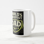 Weltbester Papa Vatertag Kaffeetasse (VorderseiteRechts)