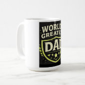 Weltbester Papa Vatertag Kaffeetasse (Vorderseite Links)
