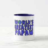 Weltbester Papaw Tasse (Zentrum)