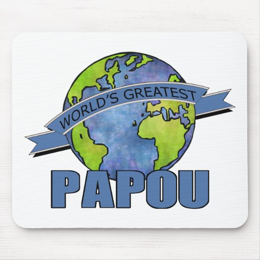 Weltbester Papou Mousepad (Vorne)