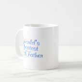 Weltbester Pate Kaffeetasse (Vorderseite Links)