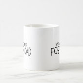 Weltbester PflegeVater Kaffeetasse (Mittel)