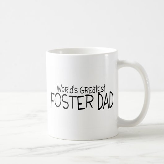 Weltbester PflegeVater Kaffeetasse (Rechts)