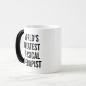 Weltbester Physiotherapeut Verwandlungstasse (Vorderseite Links)
