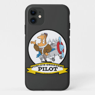 Weltbester Pilot, Cartoon Case-Mate iPhone Hülle