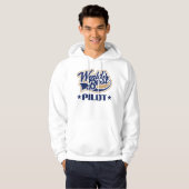 Weltbester Pilot Hoodie (Vorne ganz)