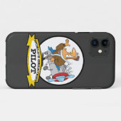 WELTBESTER PILOT II MÄNNER CARTOON Case-Mate iPhone HÜLLE (Rückseite (Horizontal))