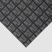 weltbester Pilot Seidenpapier (Ausschnitt)