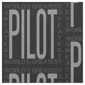 Weltbester Pilot Stoff (Nahaufnahme)