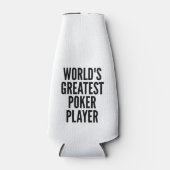 Weltbester Poker Flaschenkühler (Vorderseite)
