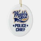 Weltbester Polizeichef Keramikornament (Rechts)