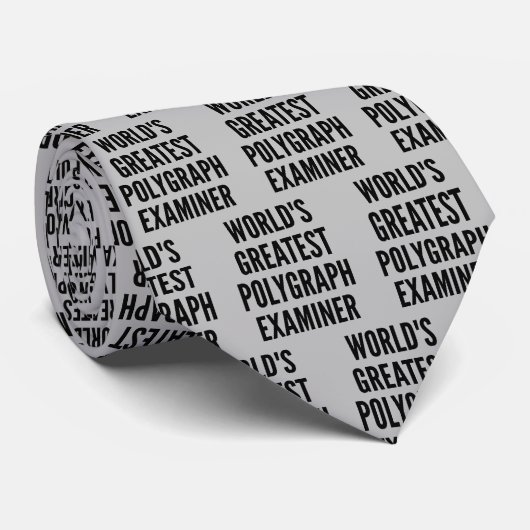 Weltbester Polygraphenprüfer Krawatte (Gerollt)