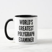 Weltbester Polygraphenprüfer Tasse (Links)