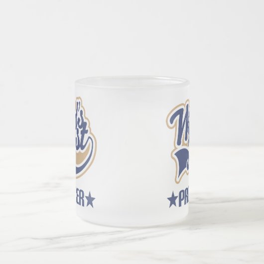 Weltbester Produzent Mattglastasse (Mittel)