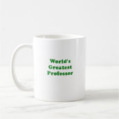 Weltbester Professor Kaffeetasse (Links)