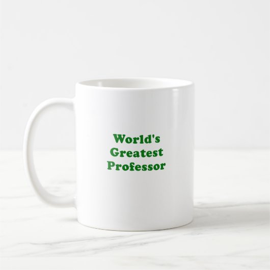 Weltbester Professor Kaffeetasse (Links)