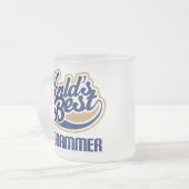 Weltbester Programmierer Mattglastasse (Vorderseite Links)