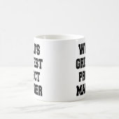 Weltbester Projektmanager Kaffeetasse (Mittel)