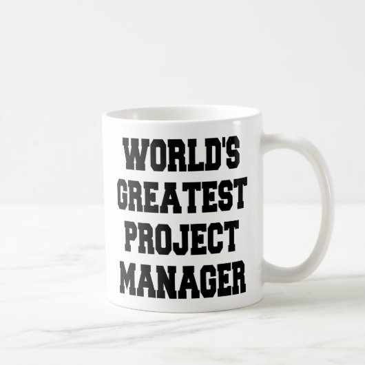 Weltbester Projektmanager Kaffeetasse (Rechts)