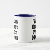 Weltbester Projektmanager Tasse (Zentrum)