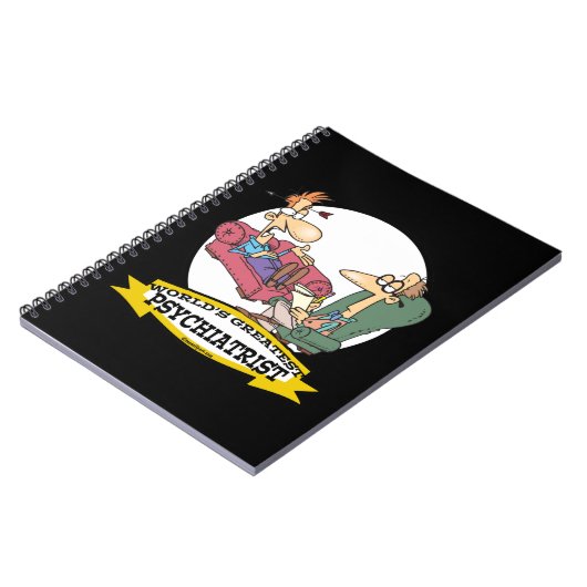 WELTBESTER PSYCHIATRIST-CARTOON NOTIZBLOCK (Linke Seite)