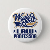 Weltbester Rechtsprofessor Button (Vorderseite)