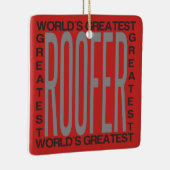 Weltbester Roofer Keramikornament (Rechts)