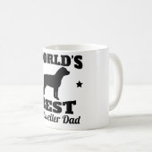 Weltbester Rottweiler Vater Kaffeetasse (VorderseiteRechts)
