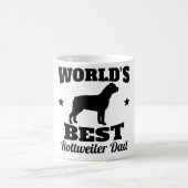 Weltbester Rottweiler Vater Kaffeetasse (Mittel)