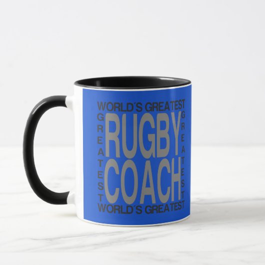 Weltbester Rugby-Trainer Tasse (Links)