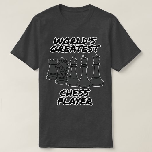 Weltbester Schachspieler Funny 1 T-Shirt (Design vorne)