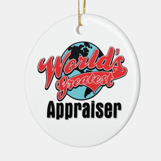 Weltbester Schätzer Keramik Ornament (Links)