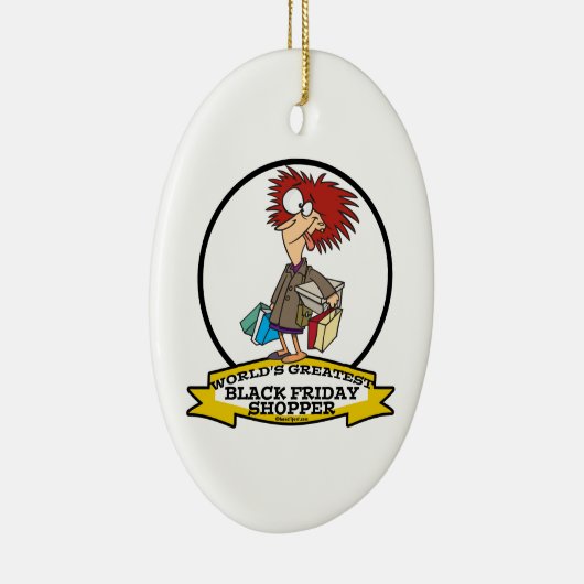 WELTBESTER SCHWARzer FREITAG-CARTOON Keramikornament (Rechts)