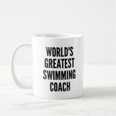 Weltbester Schwimmlehrer Kaffeetasse (Links)