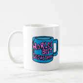 Weltbester Sekretär Kaffeetasse (Links)
