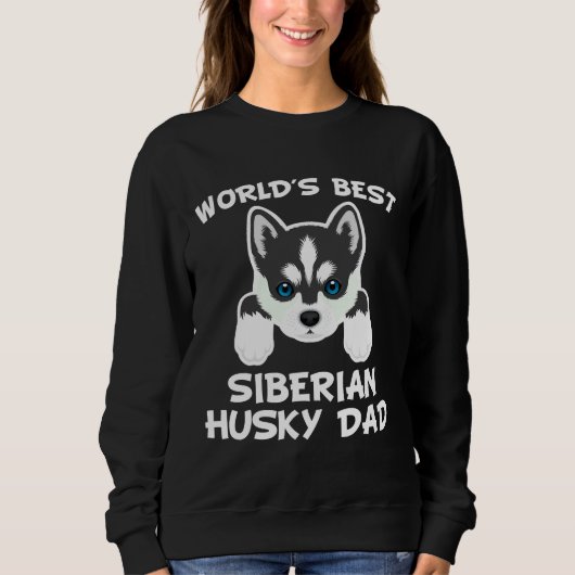 Weltbester sibirischer Husky-Vater 45 Sweatshirt (Vorderseite)