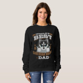 Weltbester sibirischer Husky-Vater Sweatshirt (Vorne ganz)