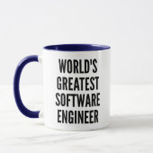 Weltbester Software-Engineer Tasse (Links)