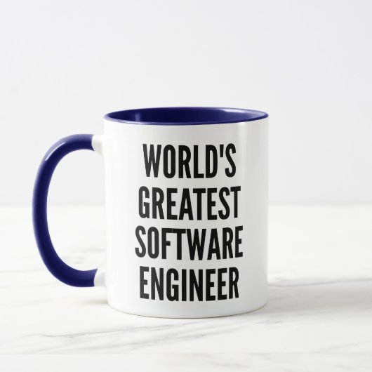 Weltbester Software-Engineer Tasse (Links)