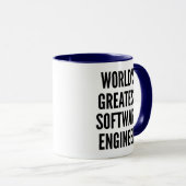 Weltbester Software-Engineer Tasse (VorderseiteRechts)